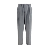 Magliano Gray Polyester Casual Pants